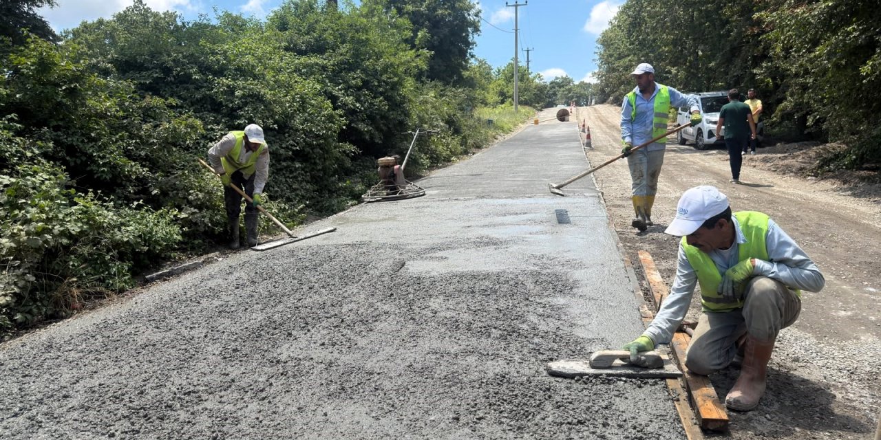 Gebze Duraklı Mahallesi'nde Yol Konforu İçin Beton Onarımı Başladı